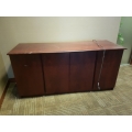 4 Door Mahogany Storage Credenza